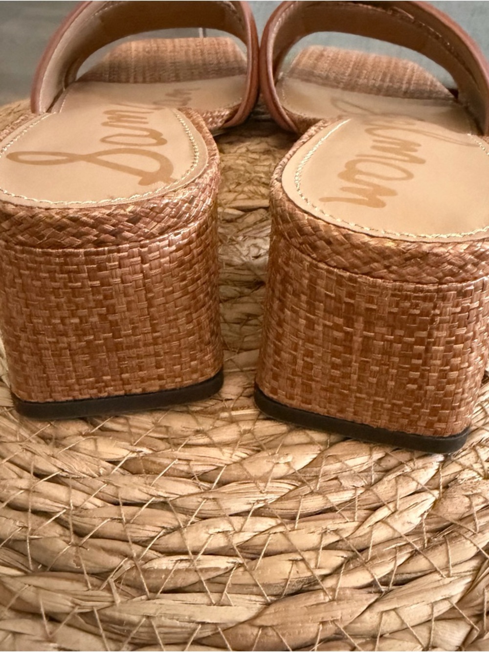 Sam Edelman Waylon Block Heel Slide Size 7 - Picture 8 of 9